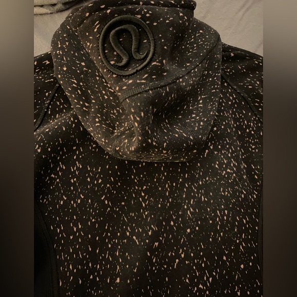 Lululemon black/speckled scuba full zip hoodie - Picture 3 of 3